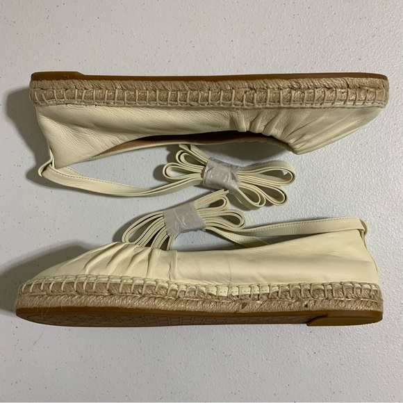 Lauren Ralph Lauren Cecilia Leather Espadrille Flats-Size 5 NWOT - Picture 10 of 11